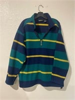 Vintage Ebtek Striped Fleece Jacket