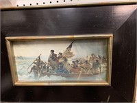 WASHINGTON CROSSING THE DELAWARE FRAMED PRINT -