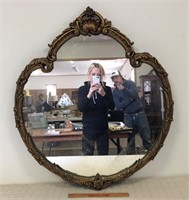 STUNNING ANTIQUE ACCENT MIRROR