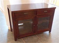 TV STAND W/2 DOORS & 2 DRAWERS