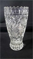 Crystal Pinwheel Vase