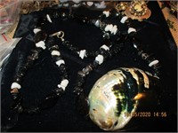 Onyx & Shell Necklace