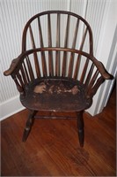 Antique oak Windsor style chair