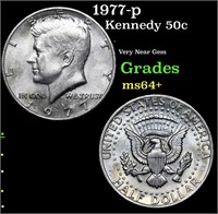 1977-p Kennedy Half Dollar 50c Grades Choice+ Unc