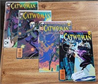 4 DC COMICS CATWOMAN COMICBOOKS