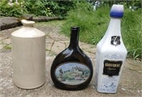 Liquor Bottle From Holland - German & A Stoneware