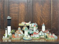 Decorative Lighthouse Scenic Figurines