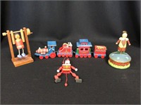 Wooden Christmas Train and Wooden Toys