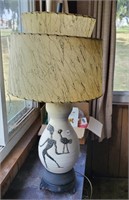 Berger table lamp with shade - 1960s
