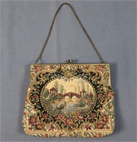 Walborg Ladies French Pettipoint Purse
