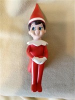 Sitting Elf on the Shelf, so Cute