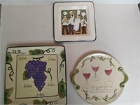 (3) Decorative Plates