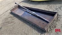 Steel Water Trough w/ Pipe 10' x 32"