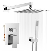 KINWELL 10in Luxury Rain Mixer Shower System Set