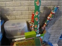 Large lot of wrapping