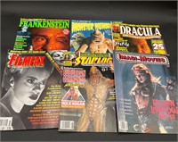 Lot of 6 Horror Movie Film Magazines 1990's