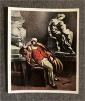 MICHELANGELO: Scarce ECKSTEIN Tobacco Card (1934)