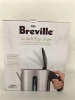 BREVILLE SOFT TOP STAINLESS STEEL KETTLE SIZE 7 L