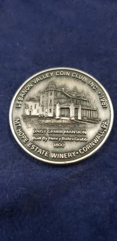 (1) Medallion (Lebanon Valley Coin Club)