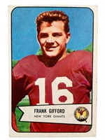 1954 Bowman Football No 55 Frank Gifford