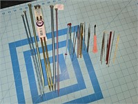 Vintage knitting needles & crochet hooks