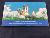 1988 Space Shuttle $5 Commemorative Coin From The