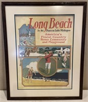 Long Beach Dunes Lake Michigan Community Print