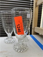 LOT OF MIXED GLASSWARE / 3PC CANDLEWICK