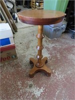 Old wood spool table/stand.