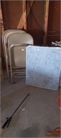 Folding Table + 3 Folding Chairs