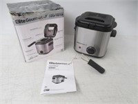 "As Is" Elite Gourmet EDF1550 Electric 1.5 Qt. / 6