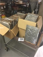 Antique 2 Boxes Metal Ceiling Tiles (cart not