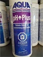 2 BOTTLES - AQUA - PH PLUS, 2 KG