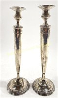 44.2 Oz. Marked Sterling Silver Candlesticks