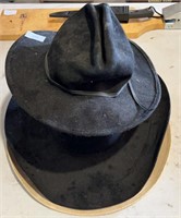 Three cowboy hats