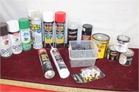 Spray Paints/ Sealants / Screws & More