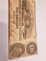 $10 Confederate States of America 1863 T59 PF12