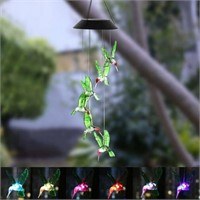 12.5cm/4.9inches  Color Changing LED Solar Wind Ch