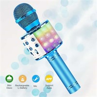 Wireless Karaoke Mic for Kids  4-in-1 Handheld Mac