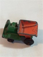 Vintage metal toy dump truck