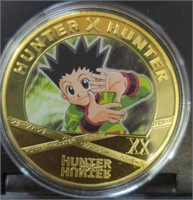 Hunter X Hunter Anime 24k gold-plated coin