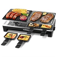 CUSIMAX Raclette Grill Electric Grill Table, Porta