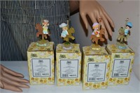 Precious Moments 4 seasons Carousel figures in box