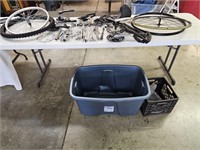 Bicycle Parts, Tote, Crate
