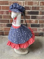 Concrete goose & outfits - 28 inches tall