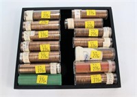 14- Rolls of Lincoln cents, 1960's solid date