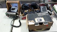 Citizen Tv In Box, Cb Equipment  Rca Video Etc