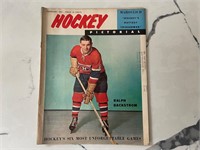 Ralph Backstroke Hockey Pictorial Magazine 1961