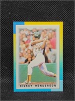 1990 Topps #28 Rickey Henderson Baseball Card
