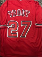 Angels Mike Trout Signed Jersey with COA